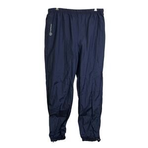Vtg 90s Sergio Tacchini Track Pants Mens Size XL Blue White Lined Elastic Run